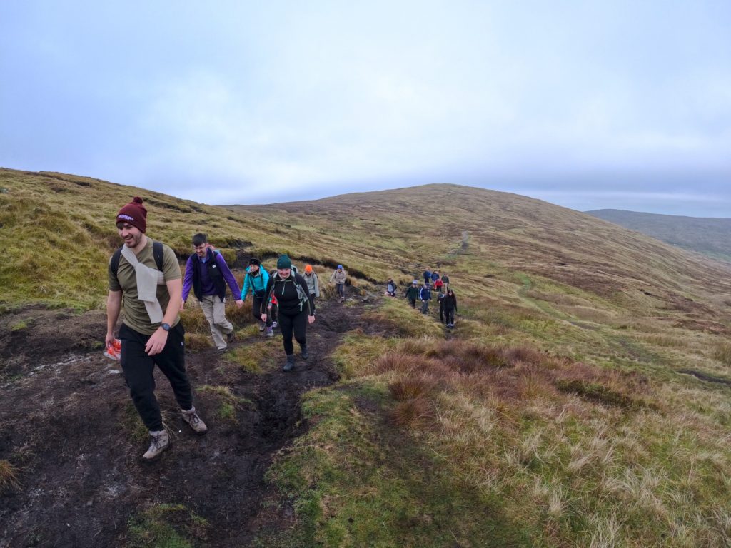 The green therapy day beings with the gently sloping Ott track.